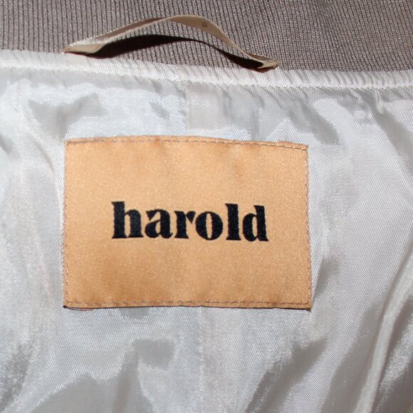 Harold Houndstooth Wool-Silk-Linen Bomber Jacket Size R48/R38 /S/M - Picture 5 of 8